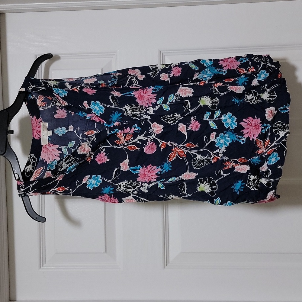 KenarFloral Sleeveless Multicolored Tank Top 
Size small